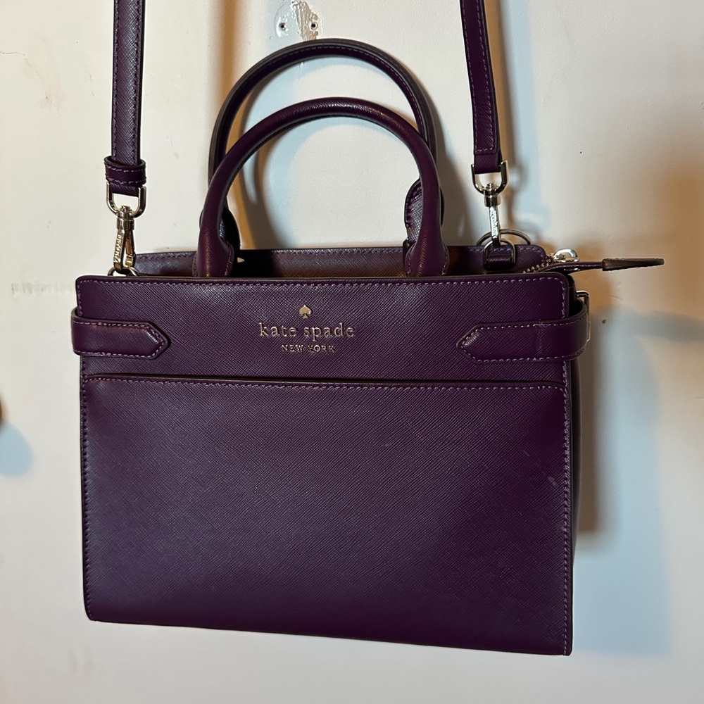 Kate Spade Deep Purple Satchel